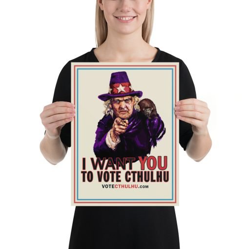 Aunt Keziah Vote Cthulhu Poster - Image 2