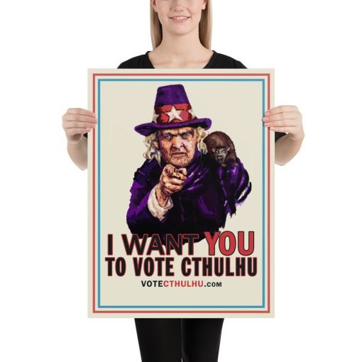 Aunt Keziah Vote Cthulhu Poster
