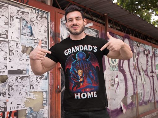 Grandad Cthulhu's Home Tee - Image 2