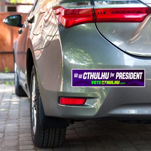 Iä! Iä! Cthulhu for President Bumper Sticker