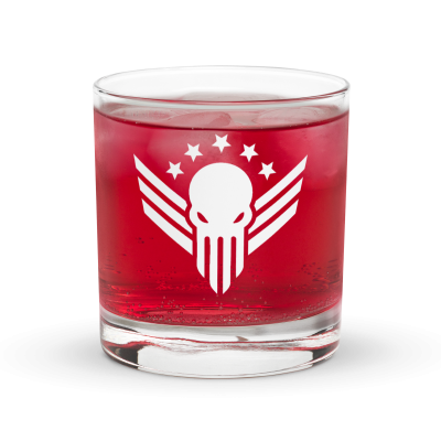 Cthulhu for America Rocks Glass