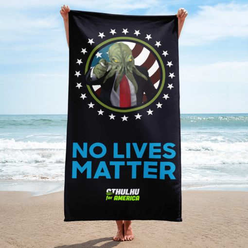 No Lives Matter Beach Blanket