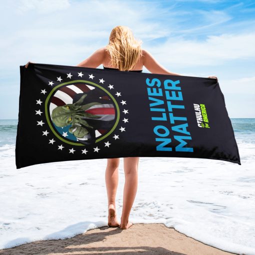 No Lives Matter Beach Blanket - Image 2