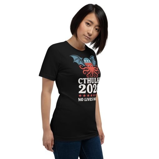2028 Cthulhu No Lives Matter Unisex Tee - Image 4